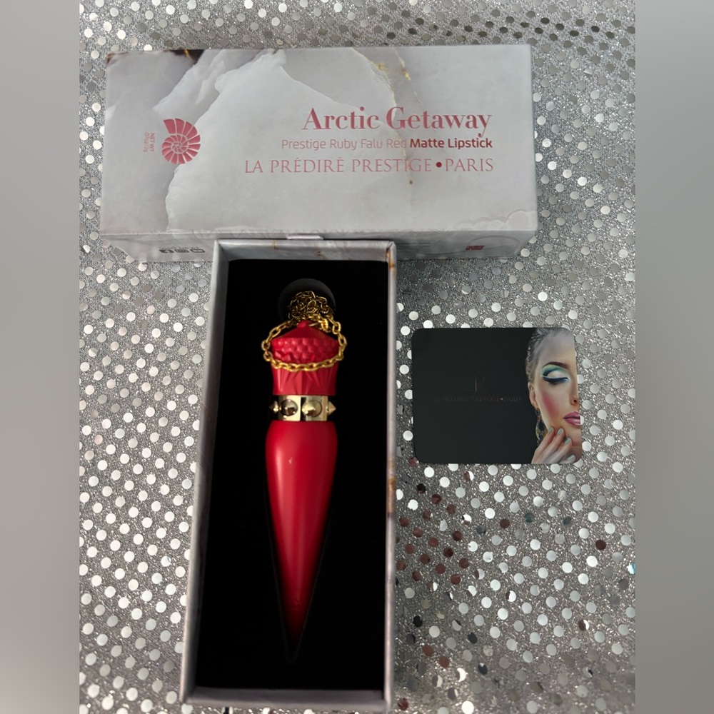 Prestige Paris Ruby Red Matte Lipstick